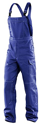 Kübler Arbeits - Latzhose Organiq, 1 Stück, 56, kornblumenblau, 32481414-46-56