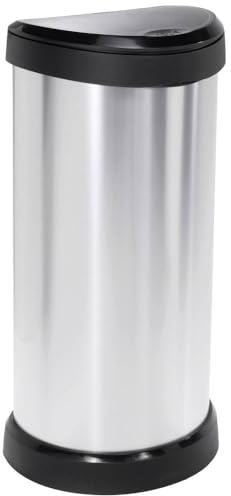 Curver Deco Bin METALLIC'S 40L Push