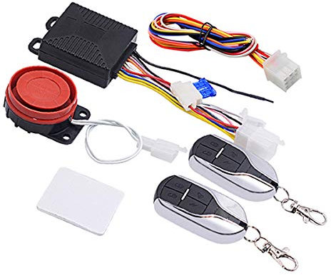 Coche Sirena de Alta Potencia Sistema de Alarma de Seguridad Control Remoto Antirrobo Moto Bicicleta Impermeable Alta Potencia