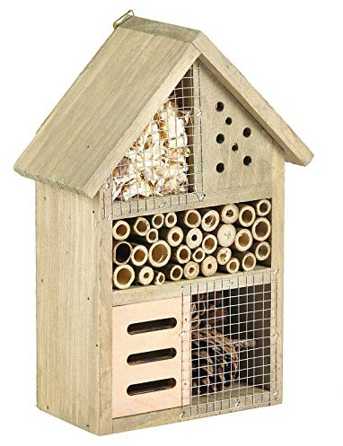 Insetti amichevoli di legno della farfalla della coccinella dell'ape dell'hotel dell'hotel della casa dell'insetto 10