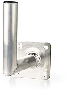 Ex-Pro Aluminium L Shaped Wall Bracket Mount for Satellite Dish SAT Antenna Aerial Wall Distance 25cm for Max Dish Size 100cm