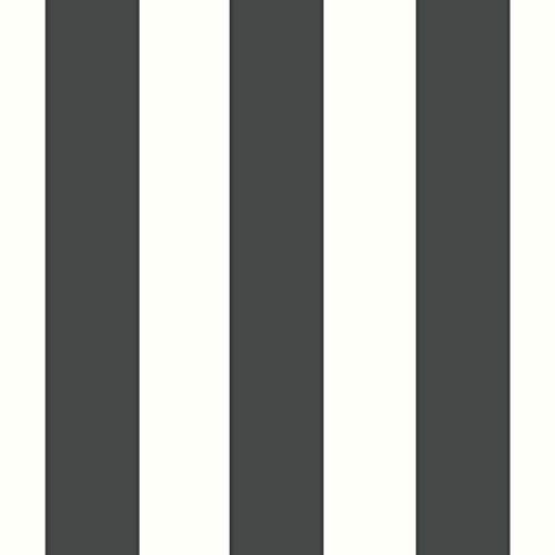 Black and White Stripes Wallpaper - Vertical Lines - Paste The Wall Wallpaper for Living Room, Bedroon, Kitchen, Hallway, Office, Feature Wall