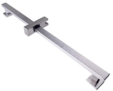 LIOPJH Colonne de douche coulissante en acier inoxydable - Réglable - Fixation murale avec support de fixation