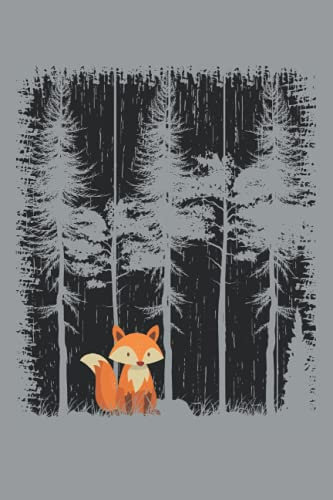 Süßer Wandern Fuchs im Wald Grafik Retro Vintage Baum Wälder Cute Fox: NOTIZBUCH - Lustiges Süßes Fuchs im Wald Natur Geschenk, Geschenkidee - A5 ... Buch, Sketch, Planer, Geburtstag, Lustig, Süß