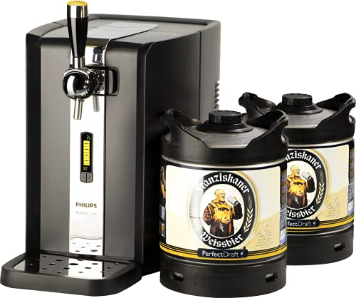 Tireuse à Bière PerfectDraft et 2 fûts 6L - 10 euros de consigne inclus - Idée cadeau (Franziskaner Weissbier)