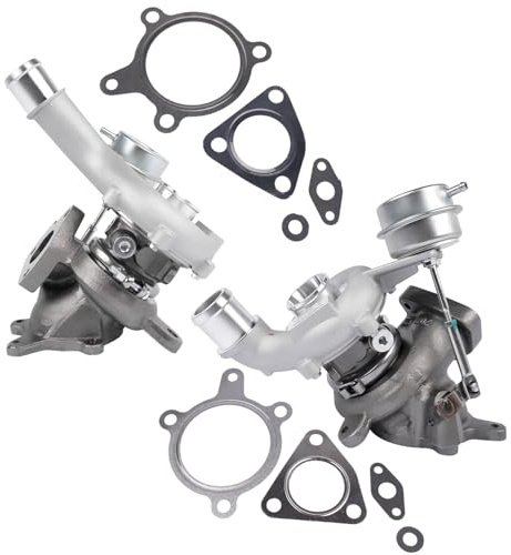 GELUOXI Turbocharger Left and Right Replacement for 2010-2019 Ford Flex Explorer Sport Taurus SHO EcoBoost Lincoln MKS/MKT 3.5L V6 Engine #AA5Z6K682CA AA5E6K682BF