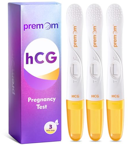 Premom Pregnancy Test Midstream: Early HCG Detection Sticks - 3 Pack Pregnant Test Kit