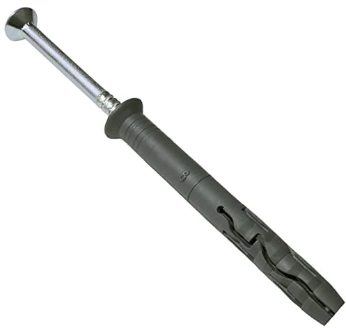 AERZETIX - C57438 - Satz von 50 Nageldübel Ø6x50 mm + 50 Schraube Ø4x55 mm mit senkkopf - zur Befestigung aus Beton Ziegel betonstein - zur schnellmontage