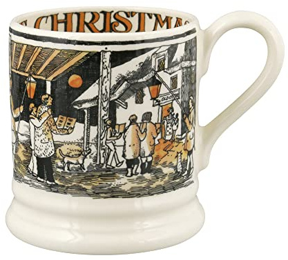 Emma Bridgewater The Night Sky Christmas Carolling 1/2 Pint Mug