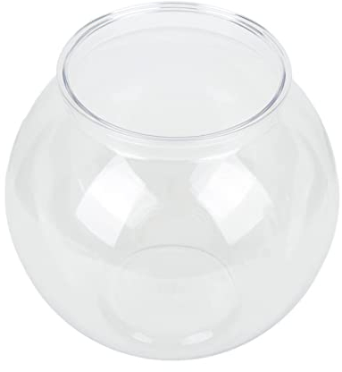 Kleines rundes Aquarium, Fish Bowl-Stil, universeller, langlebiger Kunststoff-Desktop zur Dekoration L