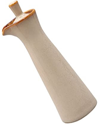 HEMOTON Vinagrera de Cerámica 120ml Beige para Salsa y Condimentos