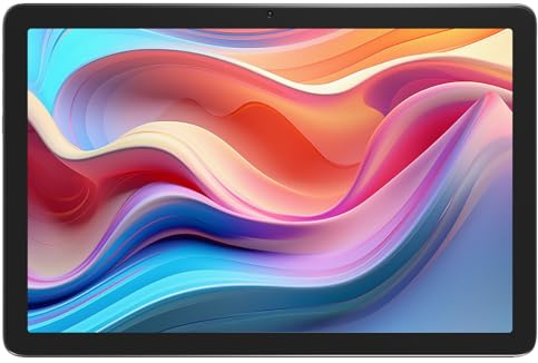 PRITOM TAB11 10'' Tablet Android, Octa-Core, 128GB, Wi-Fi 6, HD IPS Display, Dual Camera, Bluetooth, FM, USB C, Tablet with Case