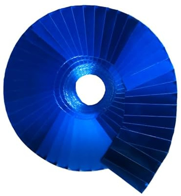 Blau Endmanschettenband 20mm/10m | Alukaschierte Steinwolle-Rohrschale, formstabil, wasserabweisend, A2 und bis 250 °C temperaturbeständig.