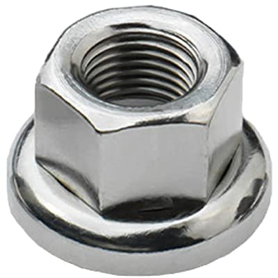 Ranuw Nabenmutter Für Fixed Gear Fahrräder Befestigung Der Vorder Und Hinternabe Metrisch 9/10 3/8 Zoll Mit Rutschfester Textur Für Trommel Fest Montierte Nabenmutter LKW Mutter LKW Radmutter