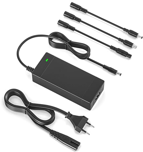 Electric Scooter Charger for Xiaomi M365, Hoverboard Scooter Battery Charger 42V 2A 4-in-1 for Xiaomi M365, Pro, Pro 2, 1S, Swagtron, Jetson, Razor, Segway Ninebot ES1 ES2 ES4 Electric Scooter EBike