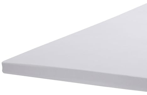 G BETTWARENSHOP Topper Spannbettlaken Jersey Elasthan – Perfekter Sitz für Topper – Faltenfrei & elastisch – Weiches Stretch Spannbetttuch – Pflegeleicht & langlebig - 180x200-200x220 cm, Weiss