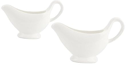 IMIKEYA 2 Piezas Cubo De Salsa De Cerámica Blanco De Tazas Para Condimentos Cuencos Para Salsas Práctico Para Servir La Mesa De Comedor