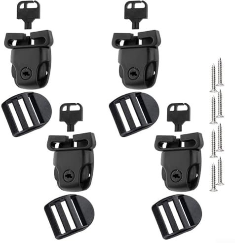 Replace Broken Latches Quickly and Easily with this Repair Kit Wide Compatibility, Secure Locking System (4 piece set)