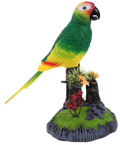 HEMOTON Funny Bird Toy Electric Bird Chirping Machine Animal Talking Toy Simulation Sound Whistle