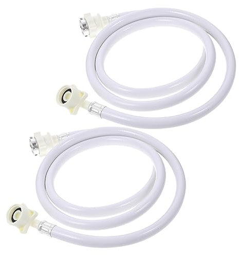 DIYEAH 2pcs Washing Machine Water Inlet Hose PVC Pipe Inlet Hoses for Washer Home Use Extend Water Supply