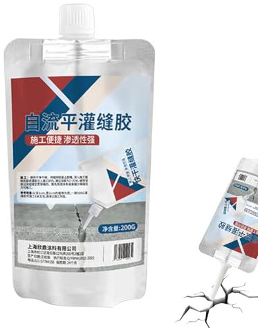 Riparatore per Crepe nel Calcestruzzo - Colla per Cemento 200g Resistente e Impermeabile - Colla A Presa Rapida Per Sigillature, Adesivo Sigillante Per Vialetti Passerelle E Pavimentazioni