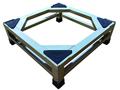 Heavy-Duty Stainless Steel Washing Machine Stand Sturdy Refrigerator Base Large File Cabinet Holder Wooden Barrel Tray 500kg Weight Capacity Support Stand