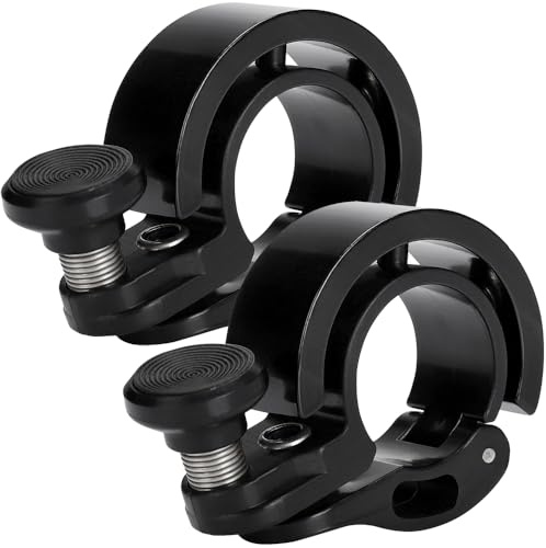 Campanello da bicicletta per mountain bike, per bici da corsa, mountain bike, e-bike, 120 db, mini campanello per manubrio da 22,2 – 24 mm