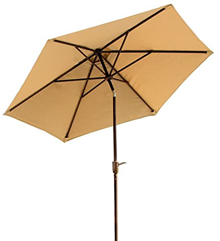 LSLYTQ Outdoor Sun Shade, Sun Shade For Outdoor, Sun Protection Windproof Sunscreen Ventilation Umbrellas, With Tilt And Crank, For Backyard Pool Balcony, Outdoor Table Umbrella good