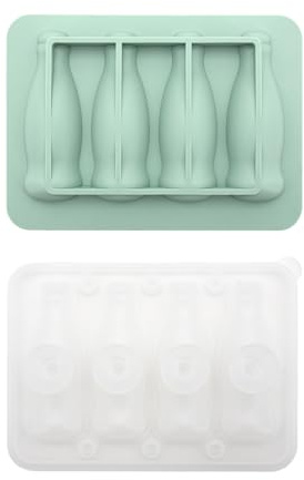 Isformar för cocktail, 4 rutnät, flaskformar, 4 fack, isbrickor i silikon