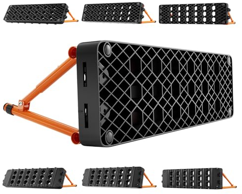 VEVOR Soccer Rebounder Board, 37.4 x 9.8 in Portable Soccer Rebound Wall, Dual Surface Sports Kick Back Trainer, 3 Adjustable Angles, Easy Setup Ball Practice Equipment for Passing & Reaction Skills