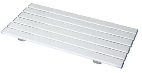 Homecraft Savanah spaltad duschbräda, stark, bekväm och robust plastbadbräda, sex lamellbrädor med snabbdräneringsdesign, 686 mm längd och 356 mm bred, (berättigad till momsbefrielse i Storbritannien)