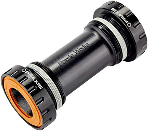 PRAXIS PEDALIER BSA 68mm Road Shimano 68-0001, Erwachsene Unisex, Schwarz, Standard