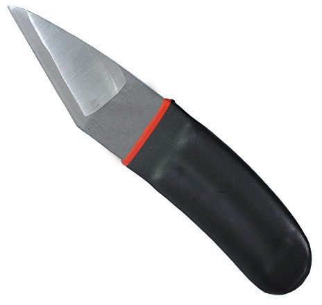 GRIVER 8-inch Muti-Function Garden Knife,Ultra-Sharp Blade Pruning Knife,Complete Carbon Steel Covered with Comfortable Rubber Handles (8-Inch)