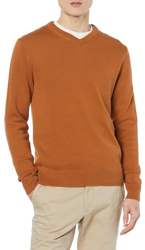 Amazon Essentials Homme Pull à Col en V (Disponible en Grandes Tailles et Grandes Longueurs)