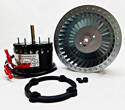 fireplace repl parts (New Part Kozi Convection Distribution Room Fan Motor Blower FAN12001, PH-1500CWFM-KIT/firs for Many Models, Check in Description + (one Free Author's Book)