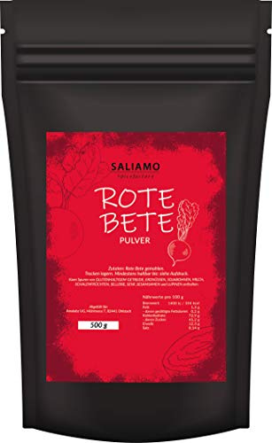 500g Rote Bete Pulver - gemahlene Rote Bete - Rote Rübe - zum Kochen und Backen - färbt natürlich Lebensmittel
