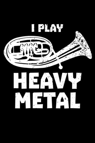 Tenorhorn – Ich spiele Heavy Metal: Notizbuch (120 Seiten, 15x23cm, gepunktet) Dotted Bullet Grid Tagebuch Journal