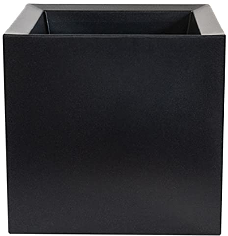 WELL HOME MOBILIARIO & DECORACIÓN MACETERO DE POLIETILENO POR ROTOMOLDEO COLOR ANTRACITA 40X40 CM