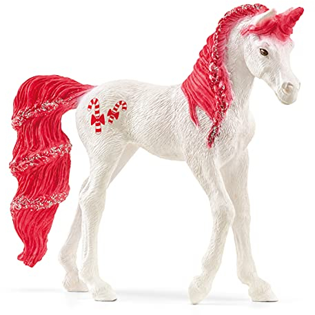 SCHLEICH 70729 Sammeleinhorn Zuckerstange, ab 5 Jahren, BAYALA - Spielfigur, 13 x 3 x 16 cm