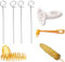 Aieraczy Kartoffel Spiralschneider, Kartoffelspirale, Potato Twister Spiralschneider Edelstahl, Kartoffel Twister Spiral Chips Cutter für Obst, Kartoffeln, Tornado Chips, Gurken Oder Karotten