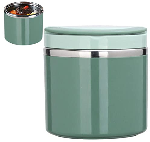 GIMOCOOL Boîtes Alimentaires Isothermes, 1000ml Boîte Isotherme Repas Chaud en Acier Inoxydable avec Poignée, à Soupe à Aliments Chauds, pour Boite Repas Chaudpour, École, Bureau, Camping