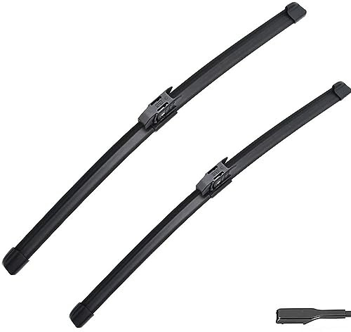 Limpiaparabrisas de coche compatible con Mini Countryman F60 2017-2023 accesorios de escobillas de ventana de parabrisas trasero delantero 2018 2019 2020 2021 2022 (Color : Front, Size : LHD)