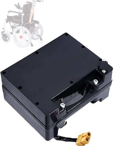 Paquete batería Litio 24V Batería para Silla Ruedas eléctrica 24 voltios, batería Iones Litio dedicada a sillas Ruedas eléctricas Batería de Plomo-ácido reemplazable,Xt60 Plug,20AH