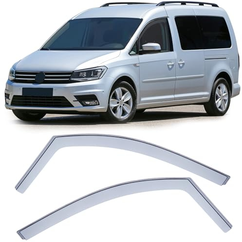 Windabweiser Regenabweiser Windschutz Hell für VW Caddy IV SA 2015-2020