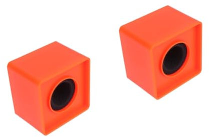 Toyvian 2pcs Sports Microphone Cover Box Logo Flag Stand Abs Material for Computer Interview Use