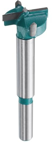 QUARKZMAN Forstnerbohrer 22mm Runder Griff aus Kohlenstoffstahl, Länge 78mm Universelle und Hochwertige Holzbohrer, Blaugrün