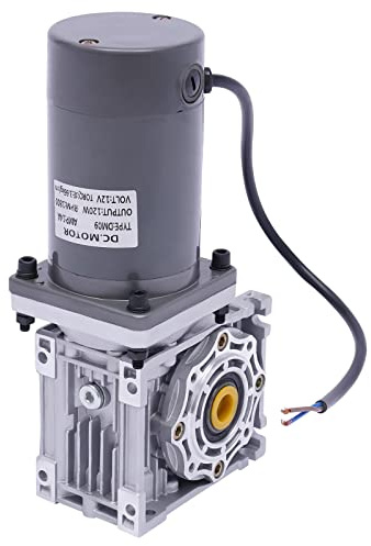 Schneckengetriebe Untersetzungsgetriebe Elektrischer Getriebemotor Hohes Drehmoment DC Gray 120W 12V