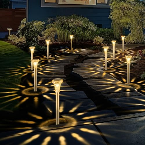 SonPen Solarlampen für Außen 12 Stück LED Solarleuchten Garten, Warmweiß
