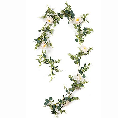 GAOAZHEN Panneaux muraux en Gazon Artificiel, Guirlande de Lierre Artificiel, Lot de 15, Fausses vignes pour décoration de Chambre, Feuilles Vertes, Plantes suspendues, Guirlande de Verdure pour déco