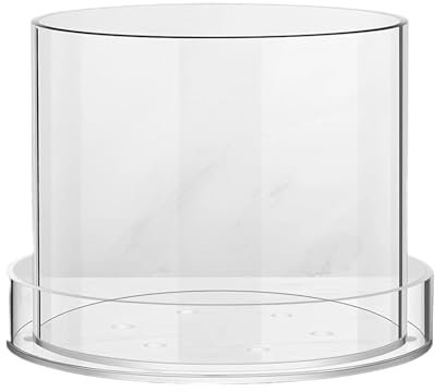 Befeixue Macetas Transparentes para Plantas - Tiestos De Vivero Claros | con Drenaje Reutilizables Acrílicos para Plántulas Jardín Interior Plantación Flores